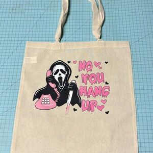 No You Hang Up Ghostface Tote Bag